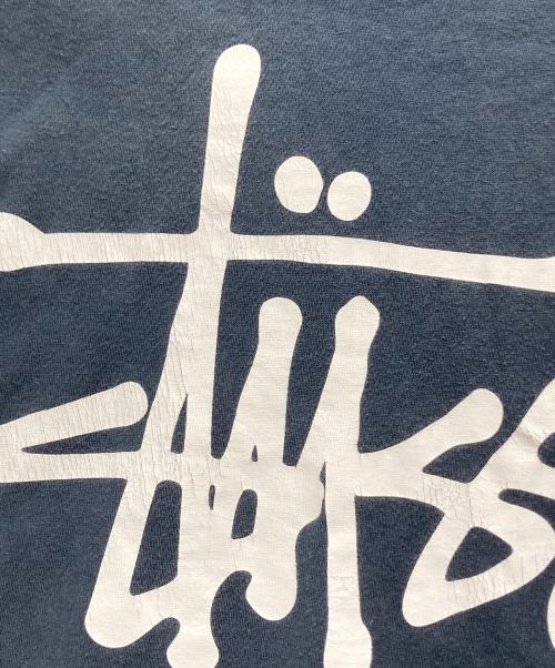 stussy（ステューシー）stussy (ステューシー) プリントTシャツ ネイビー サイズ:Mの古着・服飾アイテム