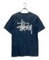 stussy (ステューシー) プリントTシャツ ネイビー サイズ:M：5000円