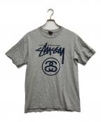 stussyステューシー）の古着「SSリンクプリントTシャツ」｜グレー