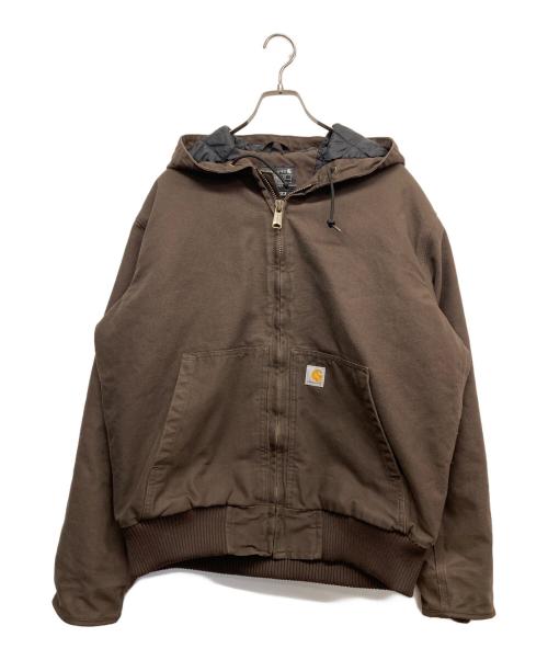 CarHartt（カーハート）CarHartt (カーハート) WASHED DUCK INSULATED ACTIVE JACKET ブラウン サイズ:Lの古着・服飾アイテム