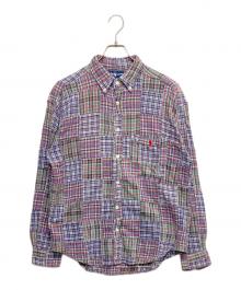 RALPH LAUREN（ラルフローレン）の古着「チェックシャツ」｜パープル