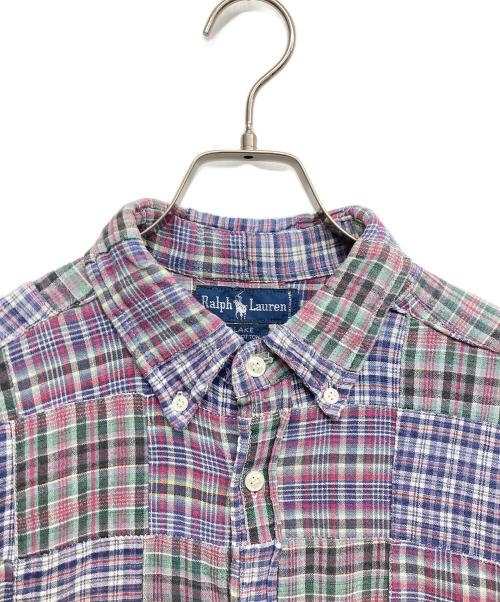 RALPH LAUREN（ラルフローレン）RALPH LAUREN (ラルフローレン) チェックシャツ パープル サイズ:記載無の古着・服飾アイテム