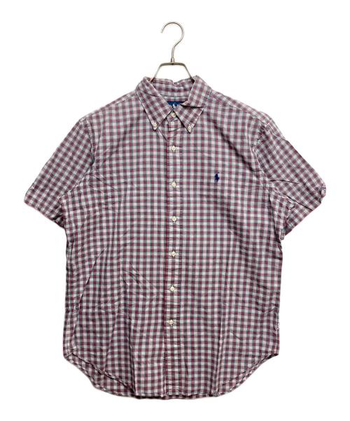 RALPH LAUREN（ラルフローレン）RALPH LAUREN (ラルフローレン) 半袖シャツ レッド サイズ:Lの古着・服飾アイテム