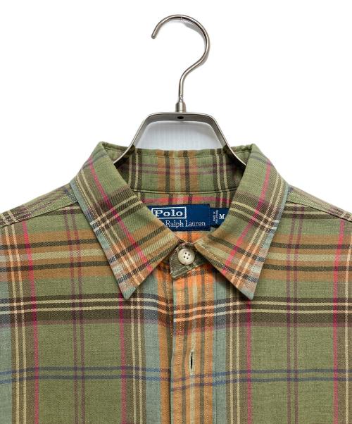 POLO RALPH LAUREN（ポロ・ラルフローレン）POLO RALPH LAUREN (ポロ・ラルフローレン) 長袖シャツ グリーン サイズ:Mの古着・服飾アイテム