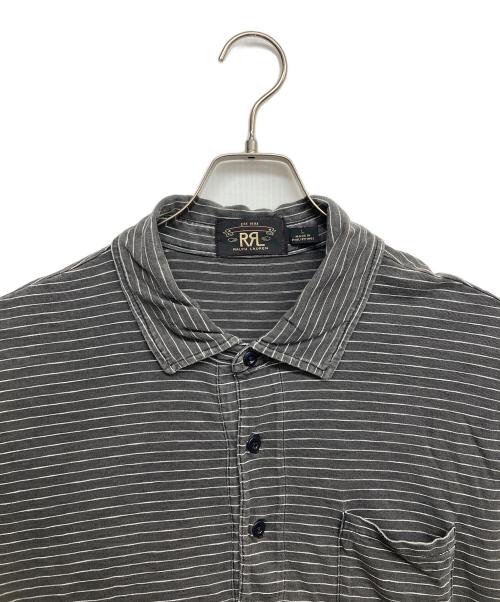 RRL（ダブルアールエル）RRL (ダブルアールエル) ポロシャツ グレー サイズ:Lの古着・服飾アイテム