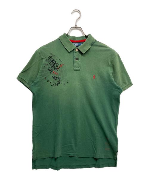 POLO RALPH LAUREN（ポロ・ラルフローレン）POLO RALPH LAUREN (ポロ・ラルフローレン) ポロシャツ グリーン サイズ:XLの古着・服飾アイテム