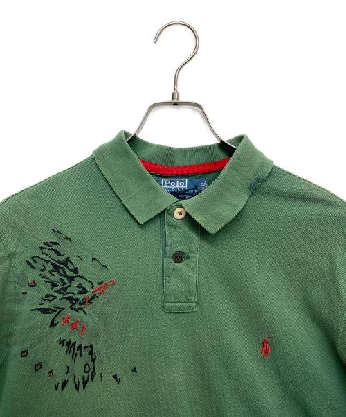 POLO RALPH LAUREN（ポロ・ラルフローレン）POLO RALPH LAUREN (ポロ・ラルフローレン) ポロシャツ グリーン サイズ:XLの古着・服飾アイテム