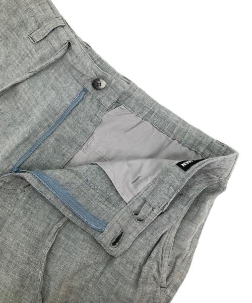 ISSEY MIYAKE（イッセイミヤケ）ISSEY MIYAKE (イッセイミヤケ) リネンイージーショートパンツ ブルー サイズ:3の古着・服飾アイテム