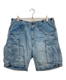 RRL（ダブルアールエル）の古着「ハーフパンツ」｜ブルー