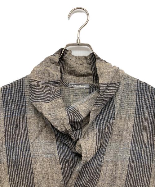 ISSEY MIYAKE MEN（イッセイミヤケメン）ISSEY MIYAKE MEN (イッセイミヤケメン) タートルネックカットソー ブラウン サイズ:Mの古着・服飾アイテム