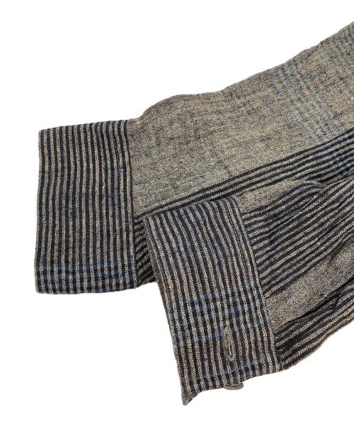 ISSEY MIYAKE MEN（イッセイミヤケメン）ISSEY MIYAKE MEN (イッセイミヤケメン) タートルネックカットソー ブラウン サイズ:Mの古着・服飾アイテム