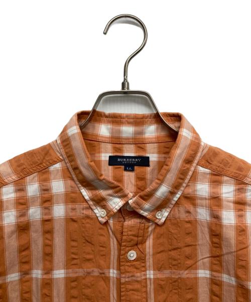 BURBERRY LONDON（バーバリーロンドン）BURBERRY LONDON (バーバリーロンドン) 半袖シャツ オレンジ サイズ:LLの古着・服飾アイテム