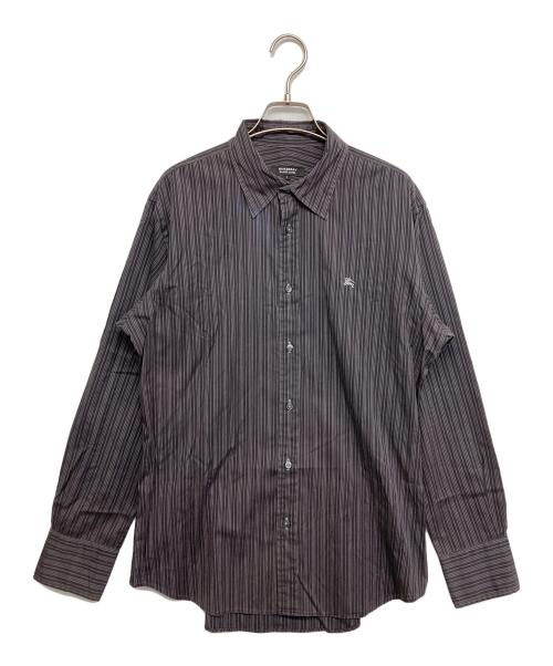 BURBERRY BLACK LABEL（バーバリーブラックレーベル）BURBERRY BLACK LABEL (バーバリーブラックレーベル) 長袖シャツ ブラック サイズ:3の古着・服飾アイテム