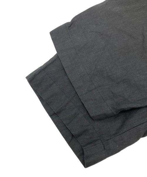 HOMME PLISSE ISSEY MIYAKE（オム プリッセ イッセイ ミヤケ）HOMME PLISSE ISSEY MIYAKE (オム プリッセ イッセイ ミヤケ) リネン混半袖シャツ ブラック サイズ:2の古着・服飾アイテム
