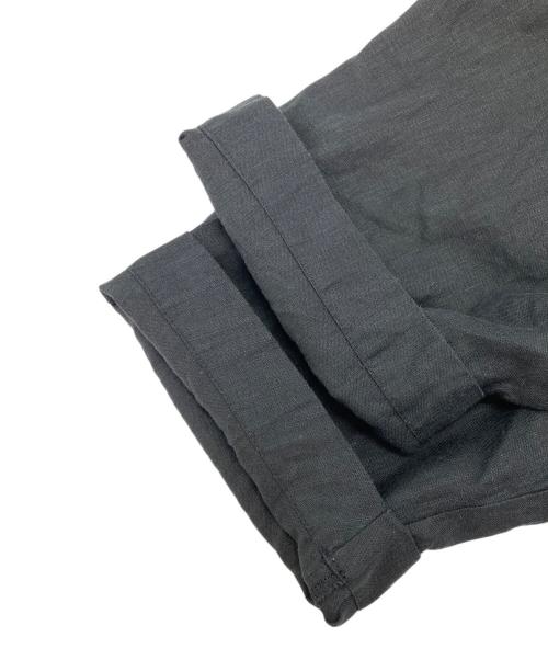 HOMME PLISSE ISSEY MIYAKE（オム プリッセ イッセイ ミヤケ）HOMME PLISSE ISSEY MIYAKE (オム プリッセ イッセイ ミヤケ) リネン混半袖シャツ ブラック サイズ:2の古着・服飾アイテム