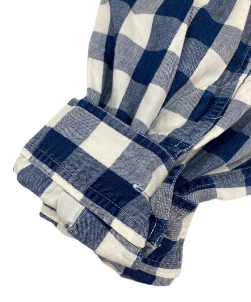 jean of plantation（ジーンオブプランテーション）JEAN OF PLANTATION (ジーンオブプランテーション) バンドカラーシャツ ブルー サイズ:Sの古着・服飾アイテム