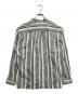 ISSEY MIYAKE MEN (イッセイミヤケメン) ストライプマオカラーシャツ グレー サイズ:3：15000円