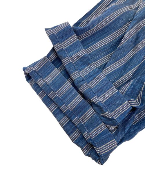 ISSEY MIYAKE（イッセイミヤケ）ISSEY MIYAKE (イッセイミヤケ) 半袖シャツ ブルー サイズ:Mの古着・服飾アイテム