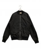 NUDIE JEANSヌーディー・ジーンズ）の古着「ボンバージャケット」｜ブラック