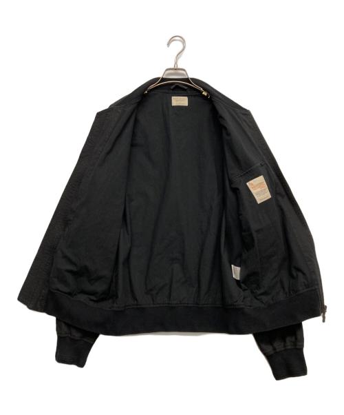 NUDIE JEANS（ヌーディー・ジーンズ）NUDIE JEANS (ヌーディー・ジーンズ) ボンバージャケット ブラック サイズ:Lの古着・服飾アイテム