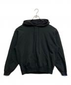 AURALEEオーラリー）の古着「ソフト プルオーバーパーカー」｜ブラック