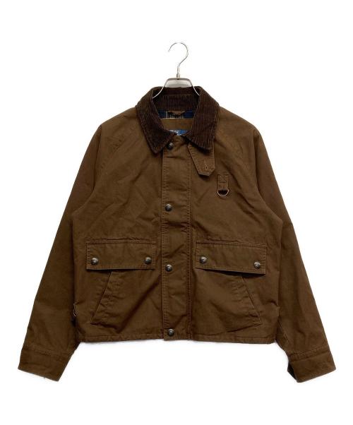 POLO RALPH LAUREN（ポロ・ラルフローレン）POLO RALPH LAUREN (ポロ・ラルフローレン) クロップドユーティリティジャケット ブラウン サイズ:Mの古着・服飾アイテム
