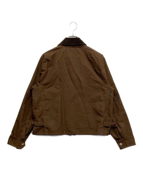 POLO RALPH LAUREN（ポロ・ラルフローレン）POLO RALPH LAUREN (ポロ・ラルフローレン) クロップドユーティリティジャケット ブラウン サイズ:Mの古着・服飾アイテム