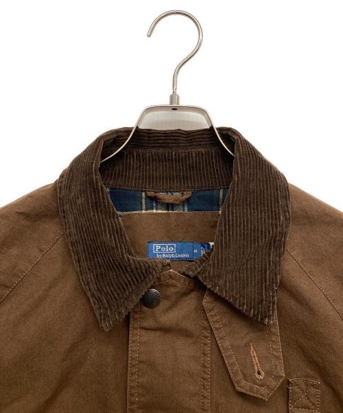 POLO RALPH LAUREN（ポロ・ラルフローレン）POLO RALPH LAUREN (ポロ・ラルフローレン) クロップドユーティリティジャケット ブラウン サイズ:Mの古着・服飾アイテム