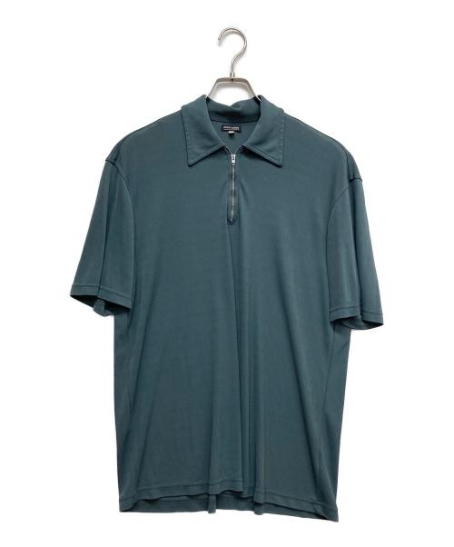 GIORGIO ARMANI（ジョルジョアルマーニ）GIORGIO ARMANI (ジョルジョアルマーニ) 半袖シャツ グリーン サイズ:50の古着・服飾アイテム