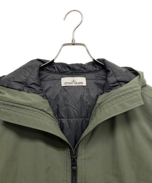 STONE ISLAND（ストーンアイランド）STONE ISLAND (ストーンアイランド) プリマロフトフーデッドブルゾン グリーン サイズ:Mの古着・服飾アイテム