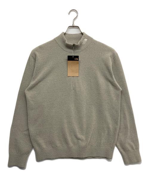 THE NORTH FACE（ザ ノース フェイス）THE NORTH FACE (ザ ノース フェイス) バーサエアリーハーフジップニット グレー サイズ:S 未使用品の古着・服飾アイテム