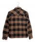FLAT HEAD (フラット ヘッド) 長袖フランネルシャツ ブラウン サイズ:38：5000円