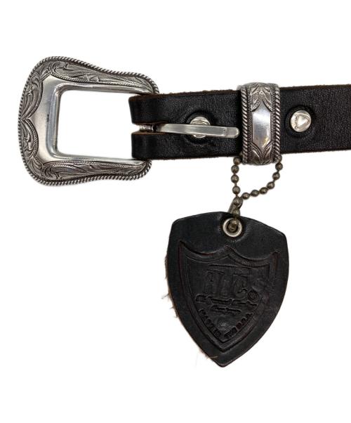 htc（エイチティーシー）htc (エイチティーシー) ウエスタンスタッズベルト ブラウン サイズ:32の古着・服飾アイテム