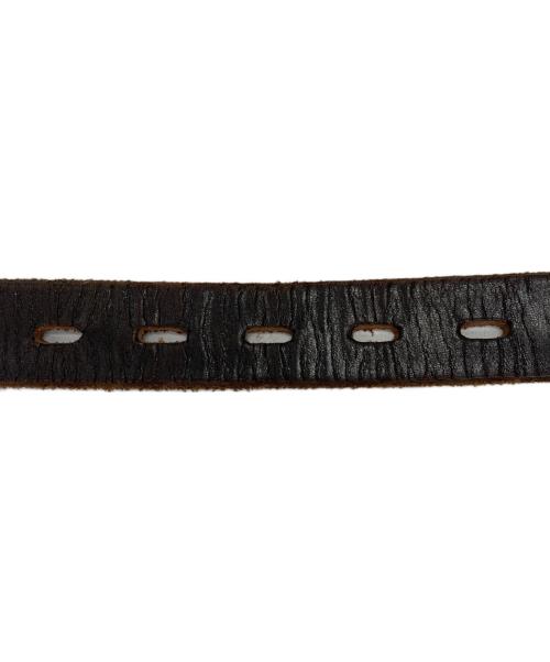 htc（エイチティーシー）htc (エイチティーシー) ウエスタンスタッズベルト ブラウン サイズ:32の古着・服飾アイテム