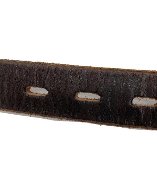 htc（エイチティーシー）htc (エイチティーシー) ウエスタンスタッズベルト ブラウン サイズ:32の古着・服飾アイテム