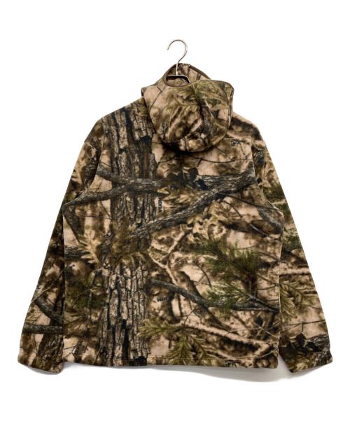 SUPREME（シュプリーム）SUPREME (シュプリーム) Polartec Face Mask Half Zip HoodedSweatshirt ブラウン サイズ:Mの古着・服飾アイテム