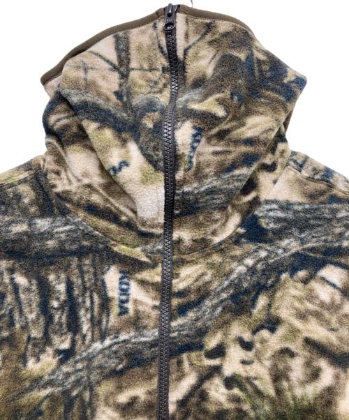 SUPREME（シュプリーム）SUPREME (シュプリーム) Polartec Face Mask Half Zip HoodedSweatshirt ブラウン サイズ:Mの古着・服飾アイテム