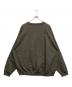MARKAWARE (マーカウェア) HUGE SWEAT SHIRT ORGANIC COMPACT YARN/スウエット カーキ サイズ:2：10000円