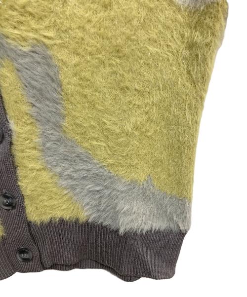 LADYMADE（レディメイド）LADYMADE (レディメイド) ラメフェザージャガードニットカーディガン グレー サイズ:F 未使用品の古着・服飾アイテム
