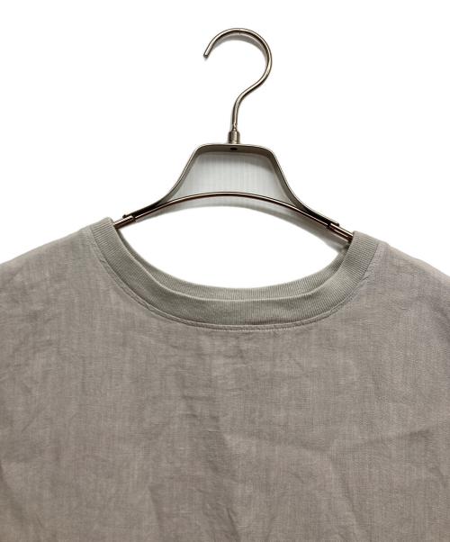 中川政七商店（ナカガワマサシチショウテン）中川政七商店 (ナカガワマサシチショウテン) リネン半袖ワンピース グレー サイズ:FREEの古着・服飾アイテム