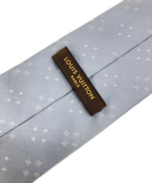 LOUIS VUITTON（ルイ ヴィトン）LOUIS VUITTON (ルイ ヴィトン) シルクネクタイ グレー サイズ:記載無の古着・服飾アイテム