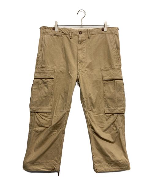 RRL（ダブルアールエル）RRL (ダブルアールエル) BEAMS PLUS (ビームスプラス) コットン サープラス カーゴ パンツ ベージュ サイズ:W36 / 91cmの古着・服飾アイテム