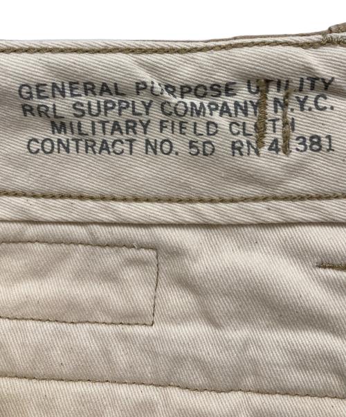 RRL（ダブルアールエル）RRL (ダブルアールエル) BEAMS PLUS (ビームスプラス) コットン サープラス カーゴ パンツ ベージュ サイズ:W36 / 91cmの古着・服飾アイテム