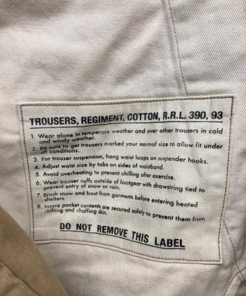RRL（ダブルアールエル）RRL (ダブルアールエル) BEAMS PLUS (ビームスプラス) コットン サープラス カーゴ パンツ ベージュ サイズ:W36 / 91cmの古着・服飾アイテム