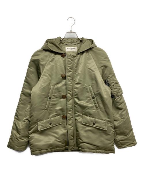 Saint Laurent Paris（サンローランパリ）Saint Laurent Paris (サンローランパリ) N-3Bタイプコート グリーン サイズ:48の古着・服飾アイテム