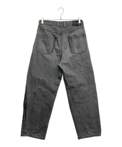 stein（シュタイン）stein (シュタイン) RECONSTRUCTION WIDE DENIM JEANS ブラック サイズ:Sの古着・服飾アイテム