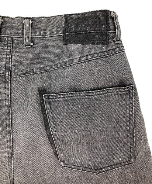 stein（シュタイン）stein (シュタイン) RECONSTRUCTION WIDE DENIM JEANS ブラック サイズ:Sの古着・服飾アイテム