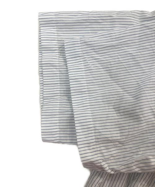 ami（アミ）ami (アミ) ロゴ半袖シャツ ブルー サイズ:XSの古着・服飾アイテム