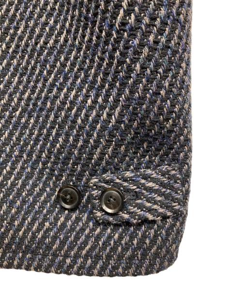 YOKE（ヨーク）YOKE (ヨーク) FRONT ZIP STAND COLLAR BLOUSON ネイビー サイズ:2の古着・服飾アイテム