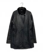 ANNE KLEINアンクライン）の古着「リアルムートンジャケット」｜ブラック